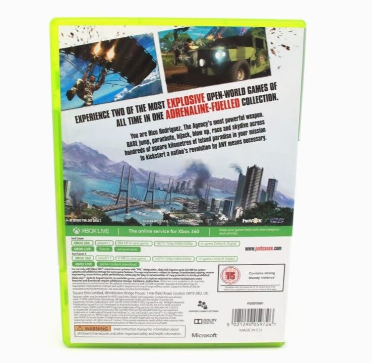 Just Cause Collection 1 &2 *Xbox SEALED* Microsoft Xbox 360 [PAL]