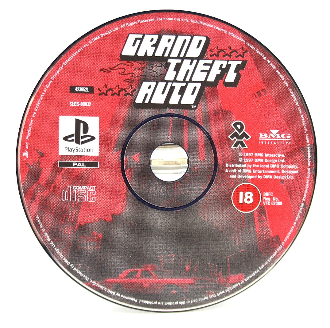 Grand Theft Auto [DISC ONLY] - PlayStation (PS1) [PAL] - WITH WARRANTY