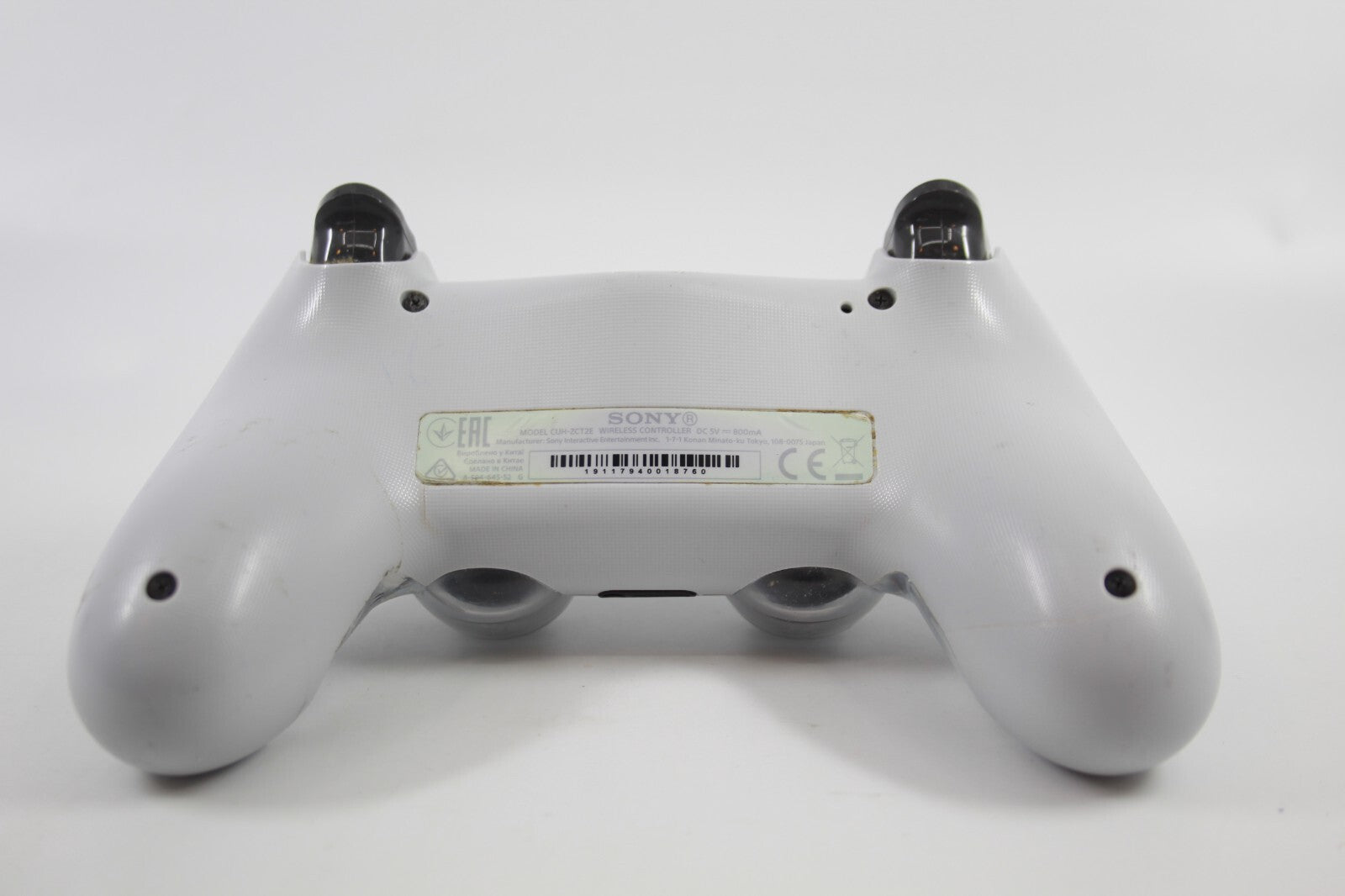 Official Sony Playstation 4 PS4 Controller Crystal *CRACKED CASE* WORKING