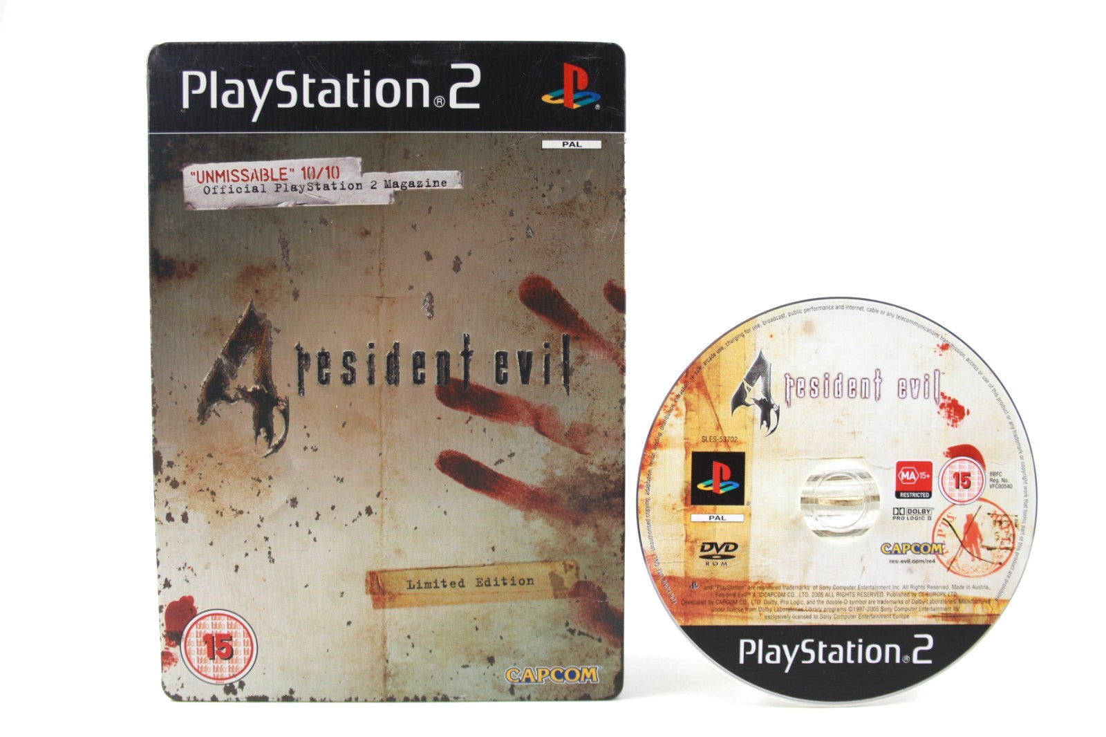 Resident Evil 4 Limited Edition SteelBook - PlayStation 2 (PS2) [PAL] - WARRANTY