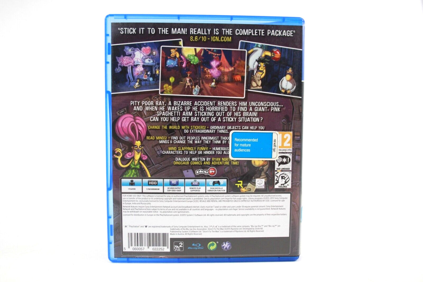Stick It To The Man - PlayStation 4 (PS4) [PAL] - WITH WARRANTY