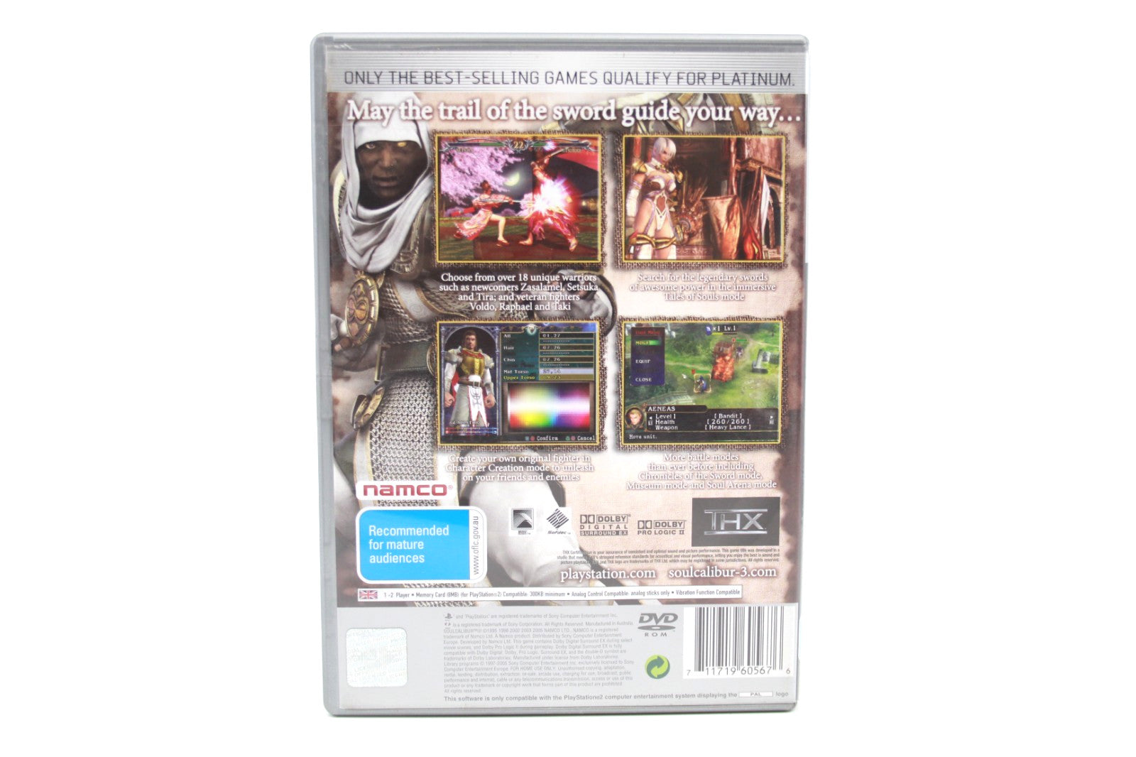 Soul Calibur III [Platinum] - PlayStation 2 (PS2) [PAL] - WITH WARRANTY