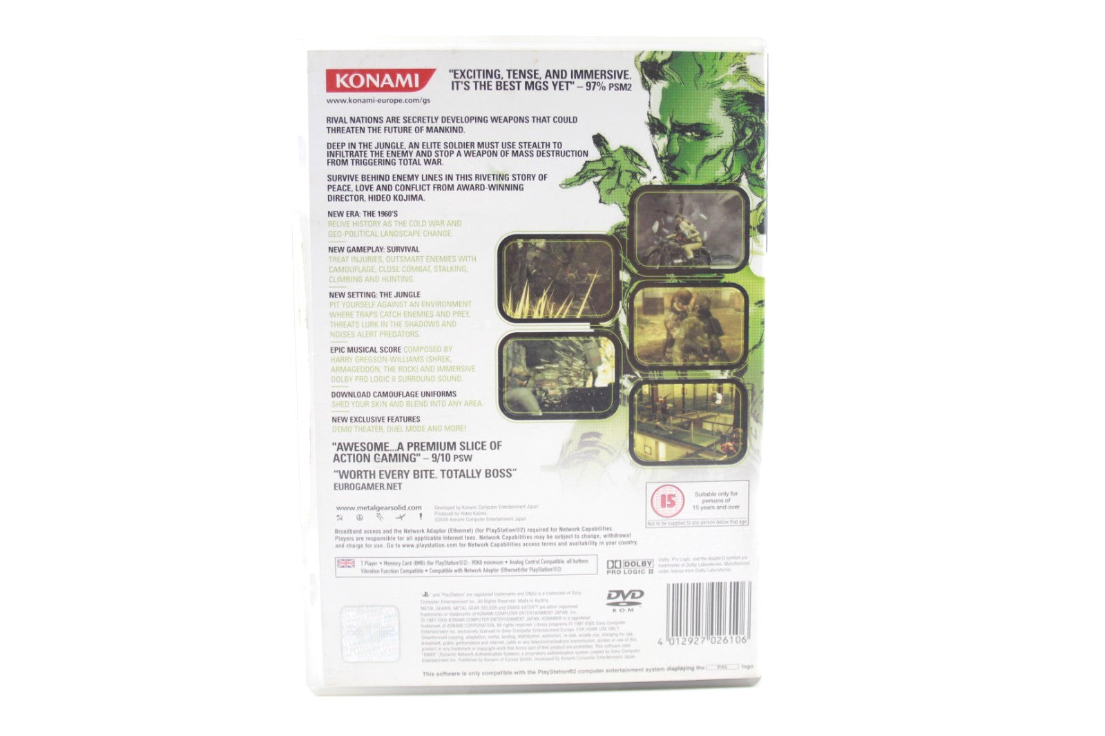 Metal Gear Solid 3: Snake Eater - PlayStation 2 (PS2) [PAL] - WITH WARRANTY