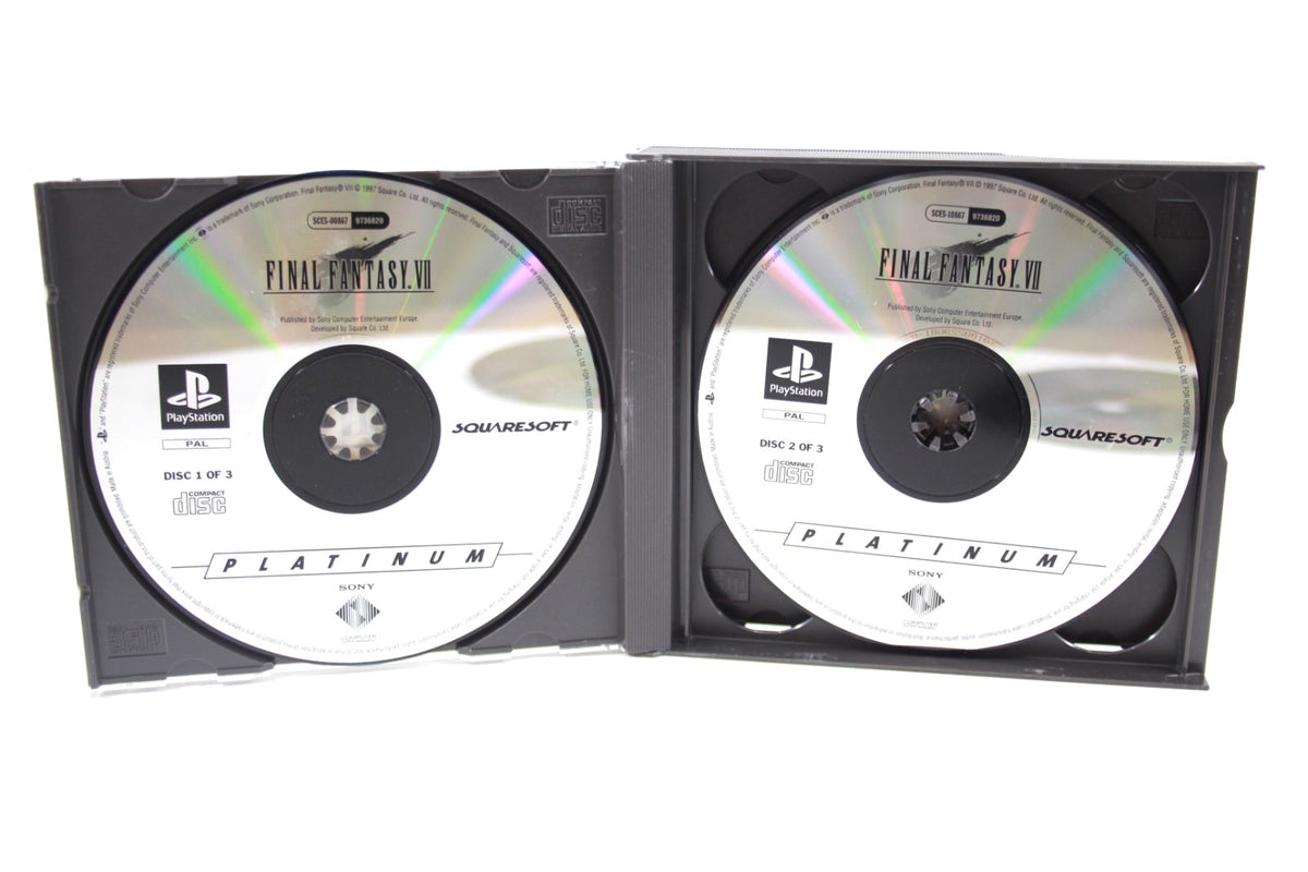 **MINT DISC** Final Fantasy VII (PS1) [PAL] - WITH WARRANTY [Platinum] *COS*