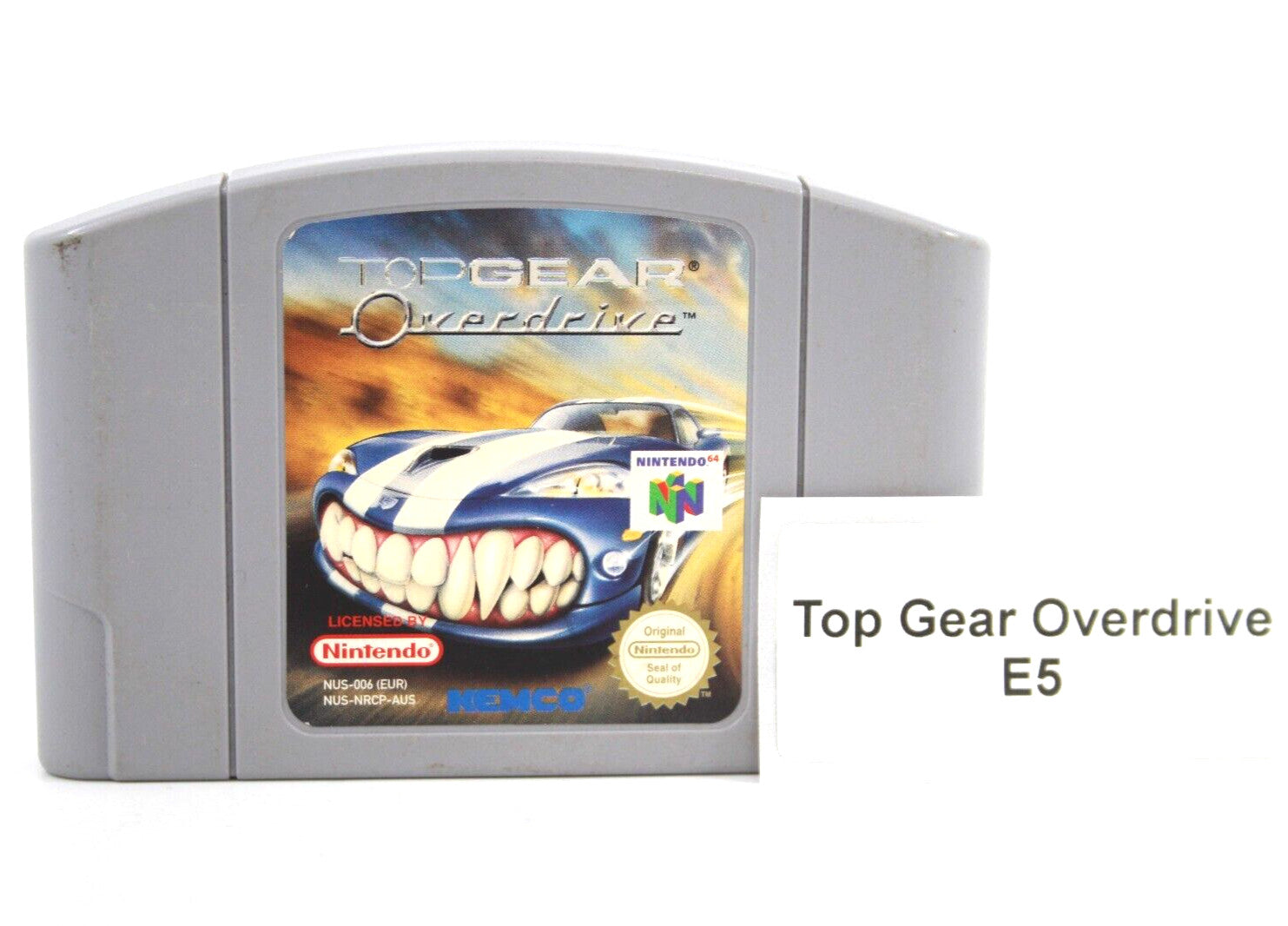 Top Gear Overdrive [CART ONLY] - Nintendo 64 (N64) [PAL] WITH WARRANTY