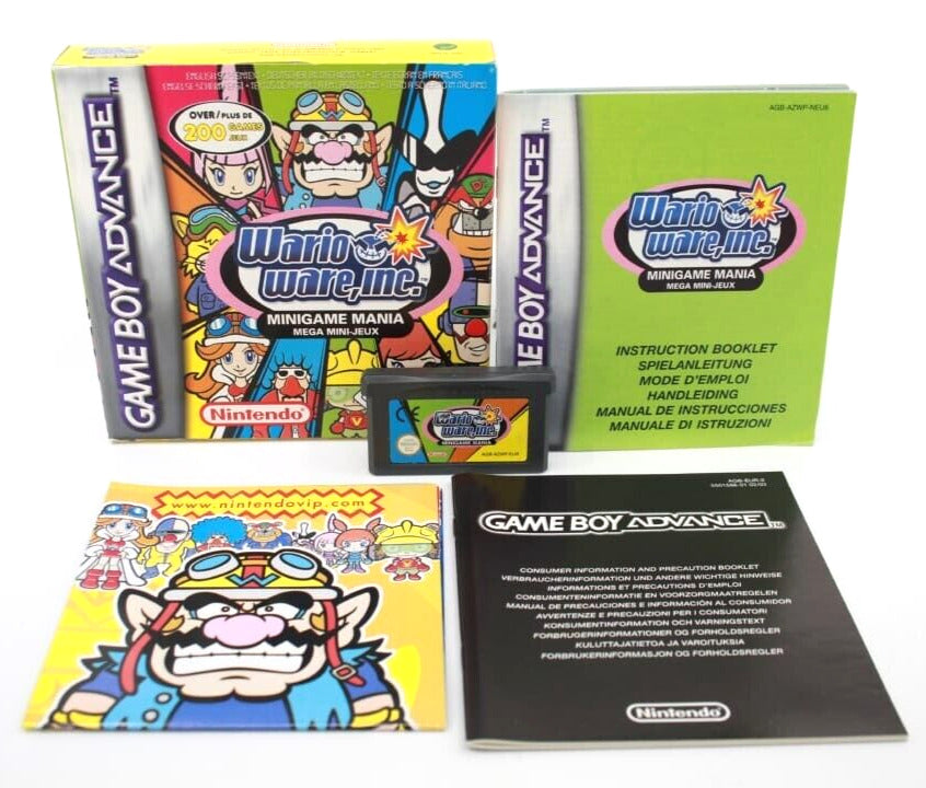 WarioWare, Inc: Minigame Mania - Nintendo Game Boy Advance (GBA) [PAL]