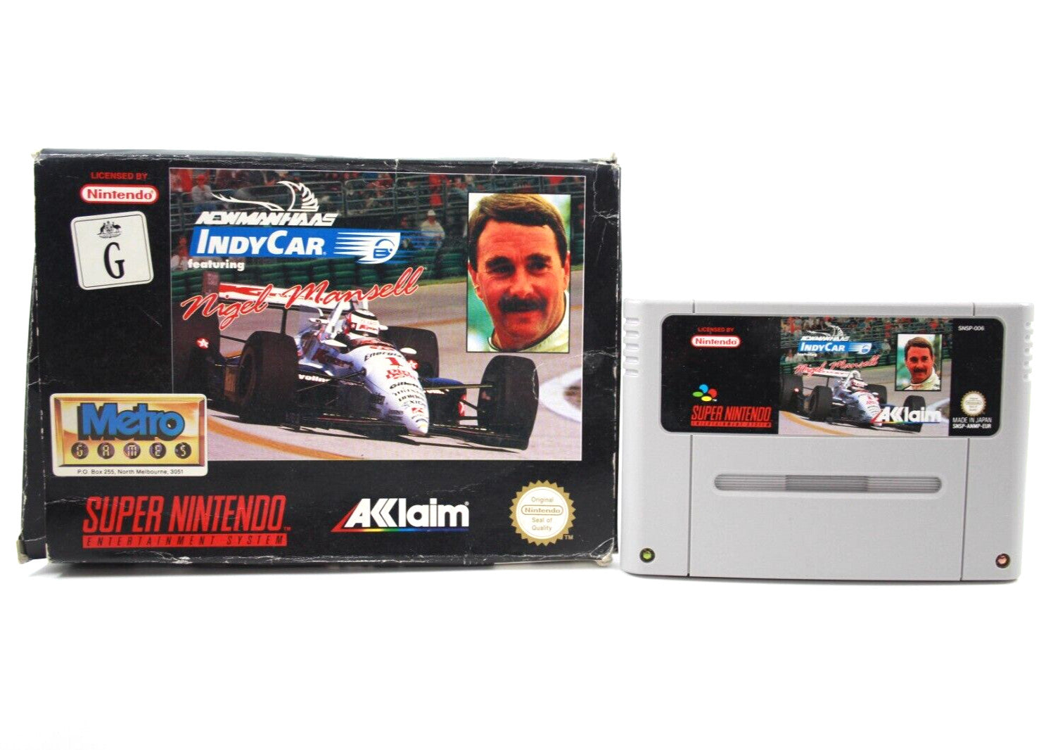 Indy Car - Super Nintendo (SNES) [PAL] - WITH WARRANTY
