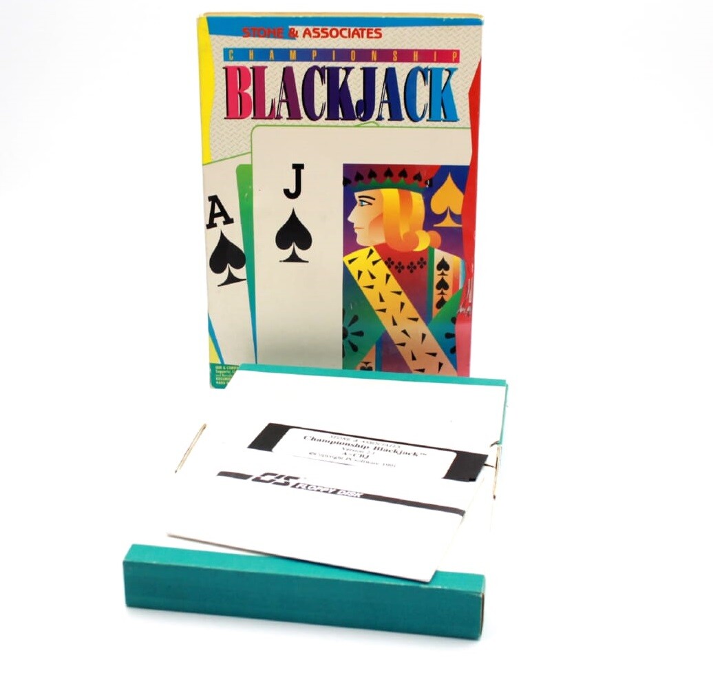Championship Blackjack game for IBM PC & Compatibles