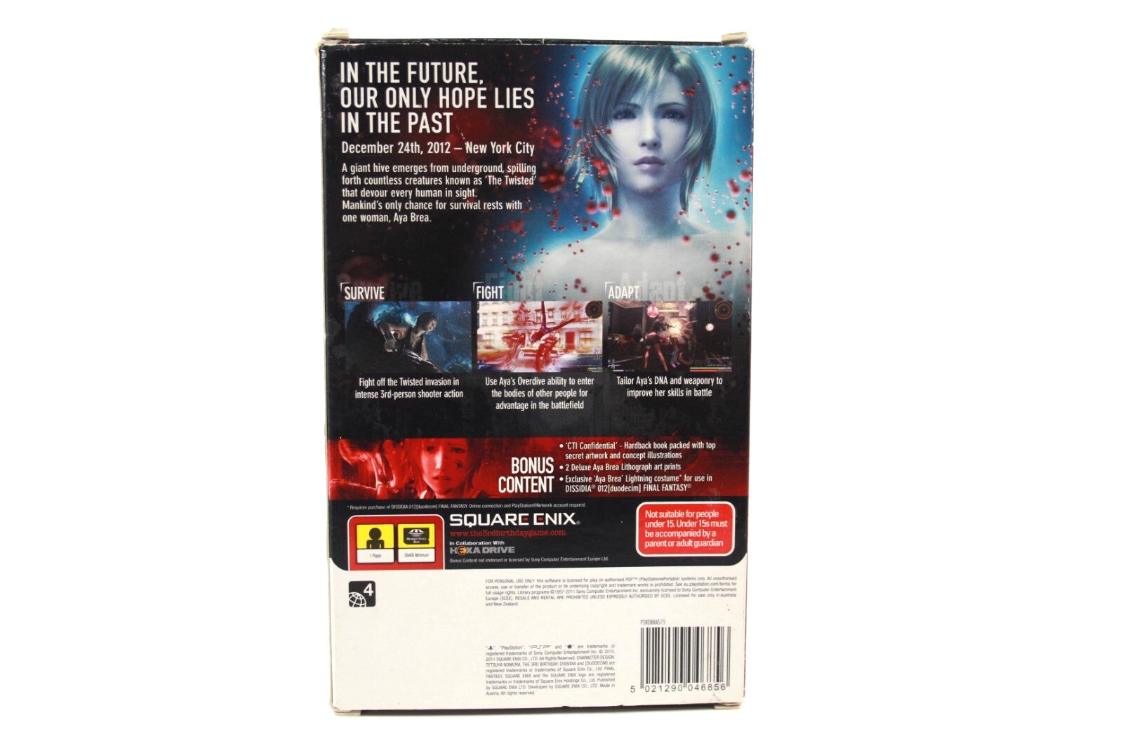 The 3rd Birthday: Twisted Edition [SEALED GAME] - PlayStation Portable (PSP) PAL