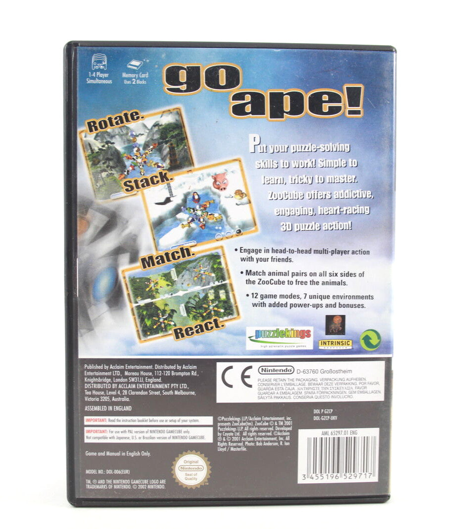 Zoocube (GameCube) [PAL] - WITH WARRANTY