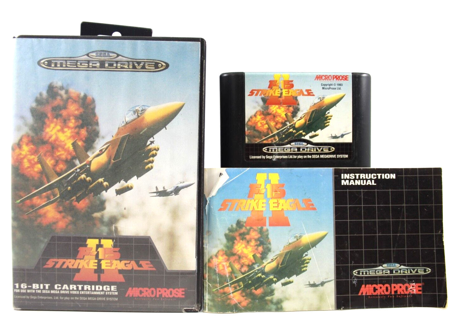 F-15 Strike Eagle II - SEGA Mega Drive [PAL] - WITH WARRANTY