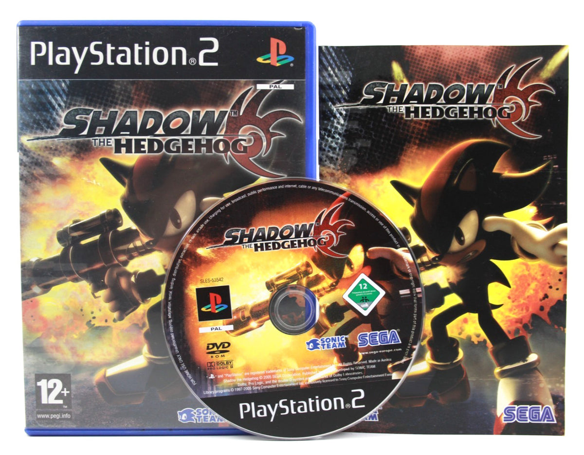 **MINT DISC** Shadow the Hedgehog (PS2) [PAL] - WITH WARRANTY [Black Label]