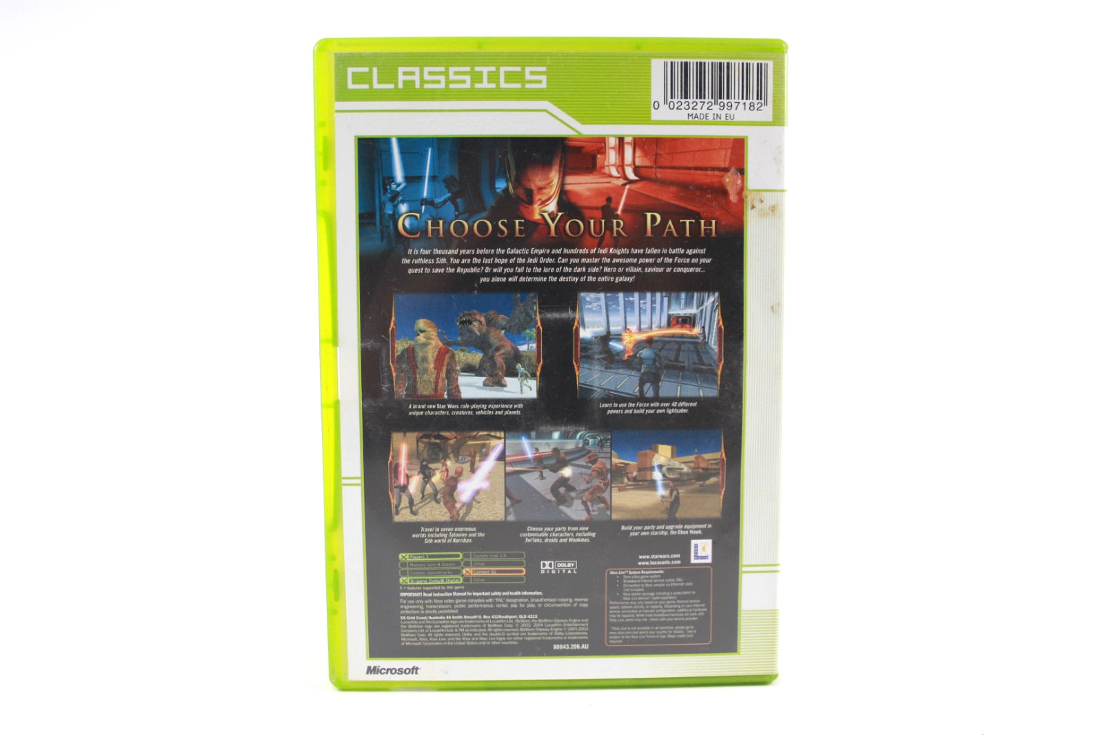 Star Wars Knights of the Old Republic - Xbox [PAL] - WITH WARRANTY