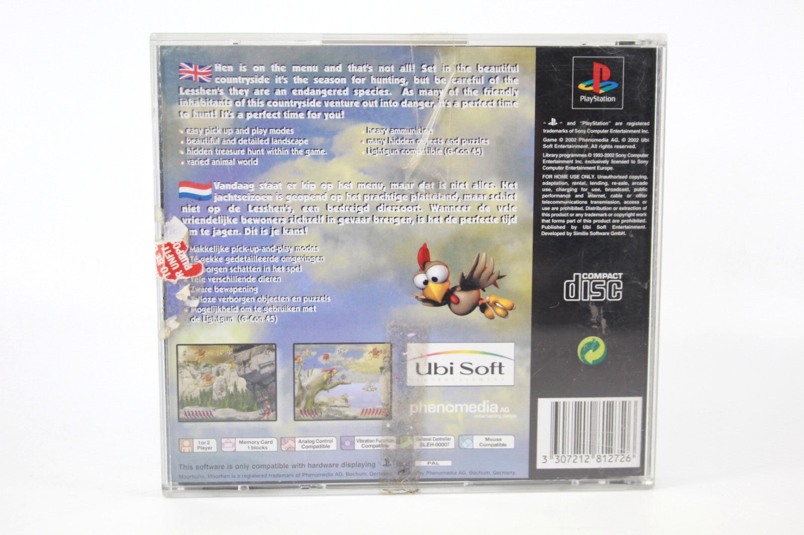 Moorhen 3 Chicken Chase - PlayStation 1 (PS1) [PAL] - WITH WARRANTY