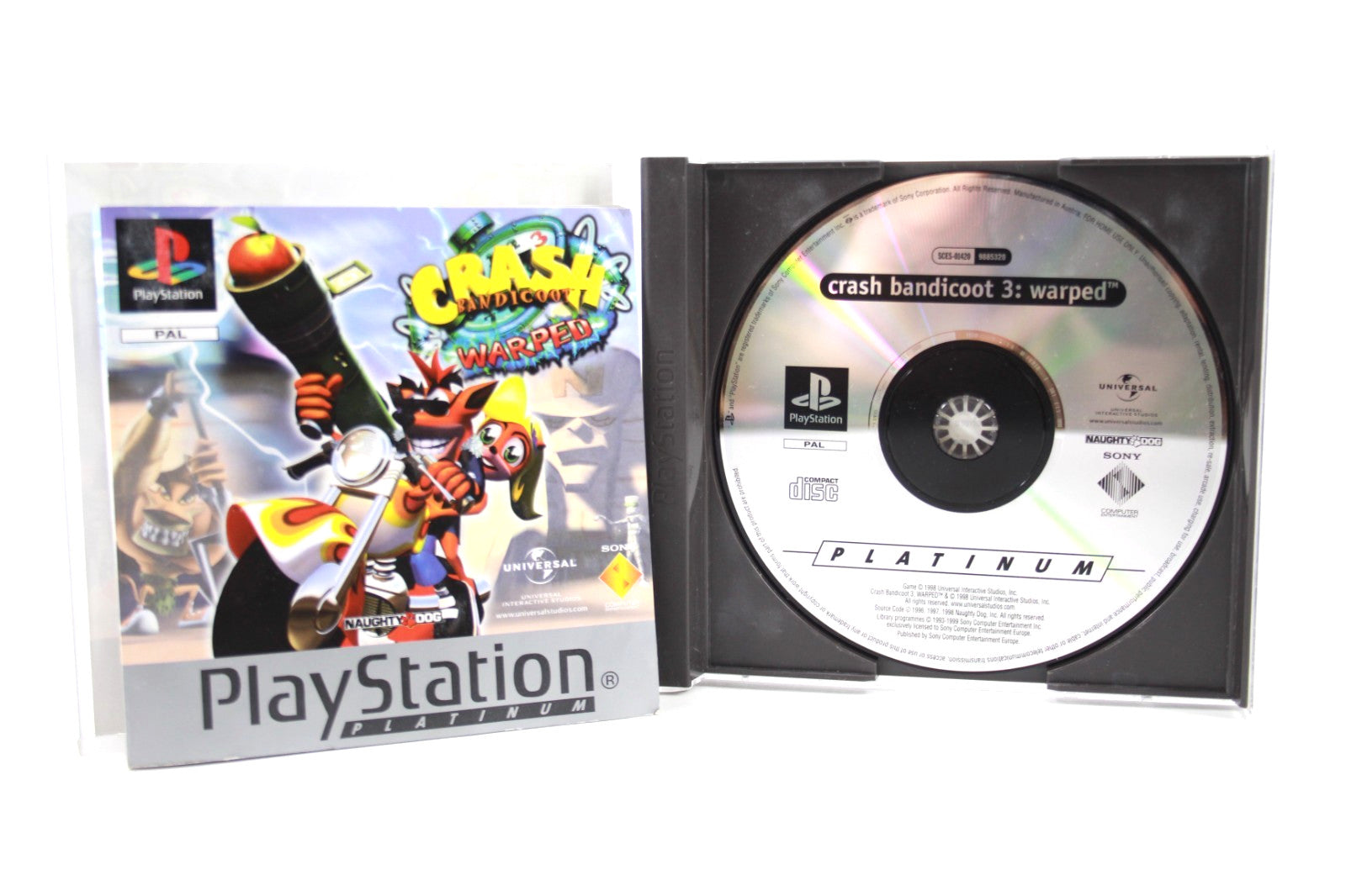 Crash Bandicoot 3: Warped [Platinum] - PlayStation (PS1) [PAL] - WITH WARRANTY