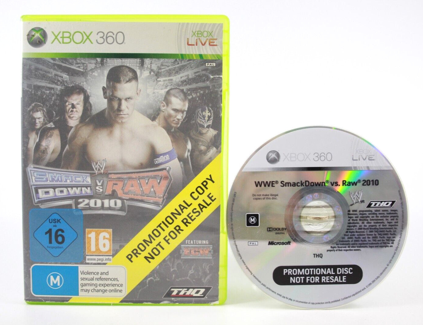 WWE Smackdown Vs Raw 2010 [Promotional Copy] - Xbox 360 [PAL] - WITH WARRANTY