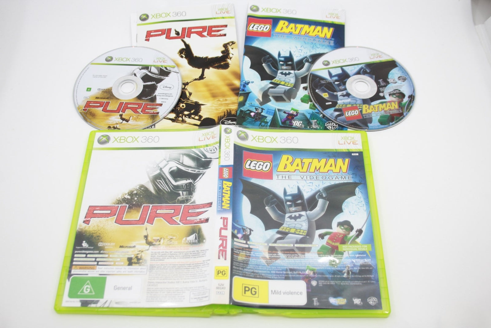 LEGO Batman & Pure (Xbox 360) [PAL] - WITH WARRANTY