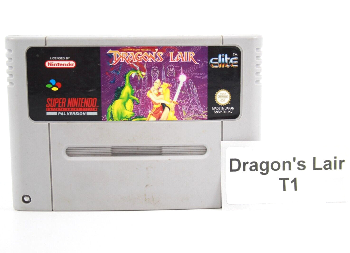 Dragon's Lair [CART ONLY] - Super Nintendo (SNES) [PAL] - WITH WARRANTY