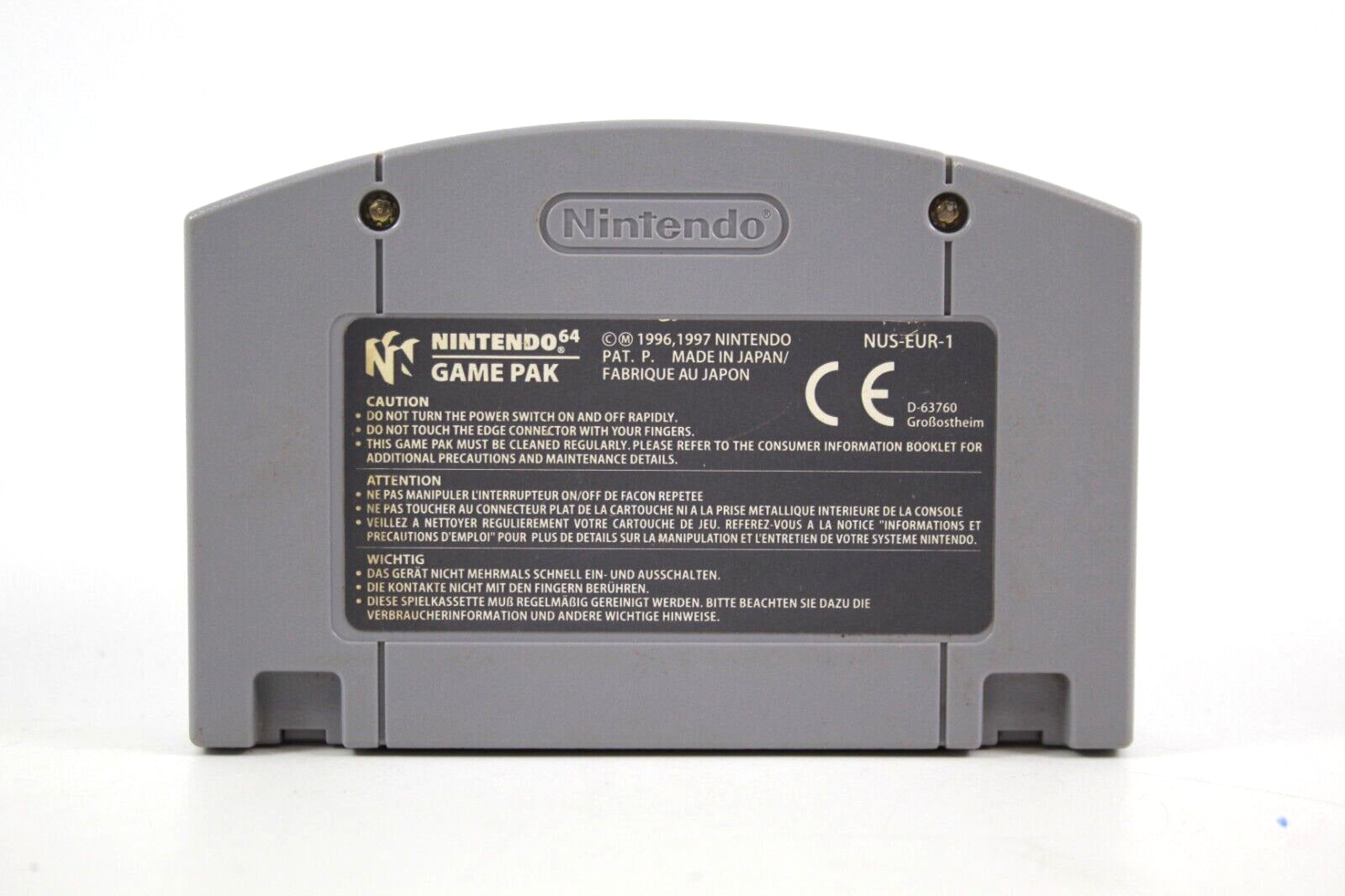 G.A.S.P!! [CART ONLY] - Nintendo 64 (N64) [PAL] WITH WARRANTY