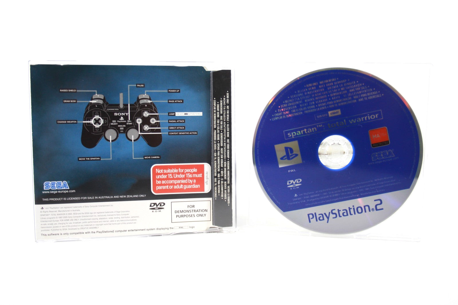 Spartan Total Warrior [DEMO DISC] - PlayStation 2 (PS2) [PAL] - WITH WARRANTY