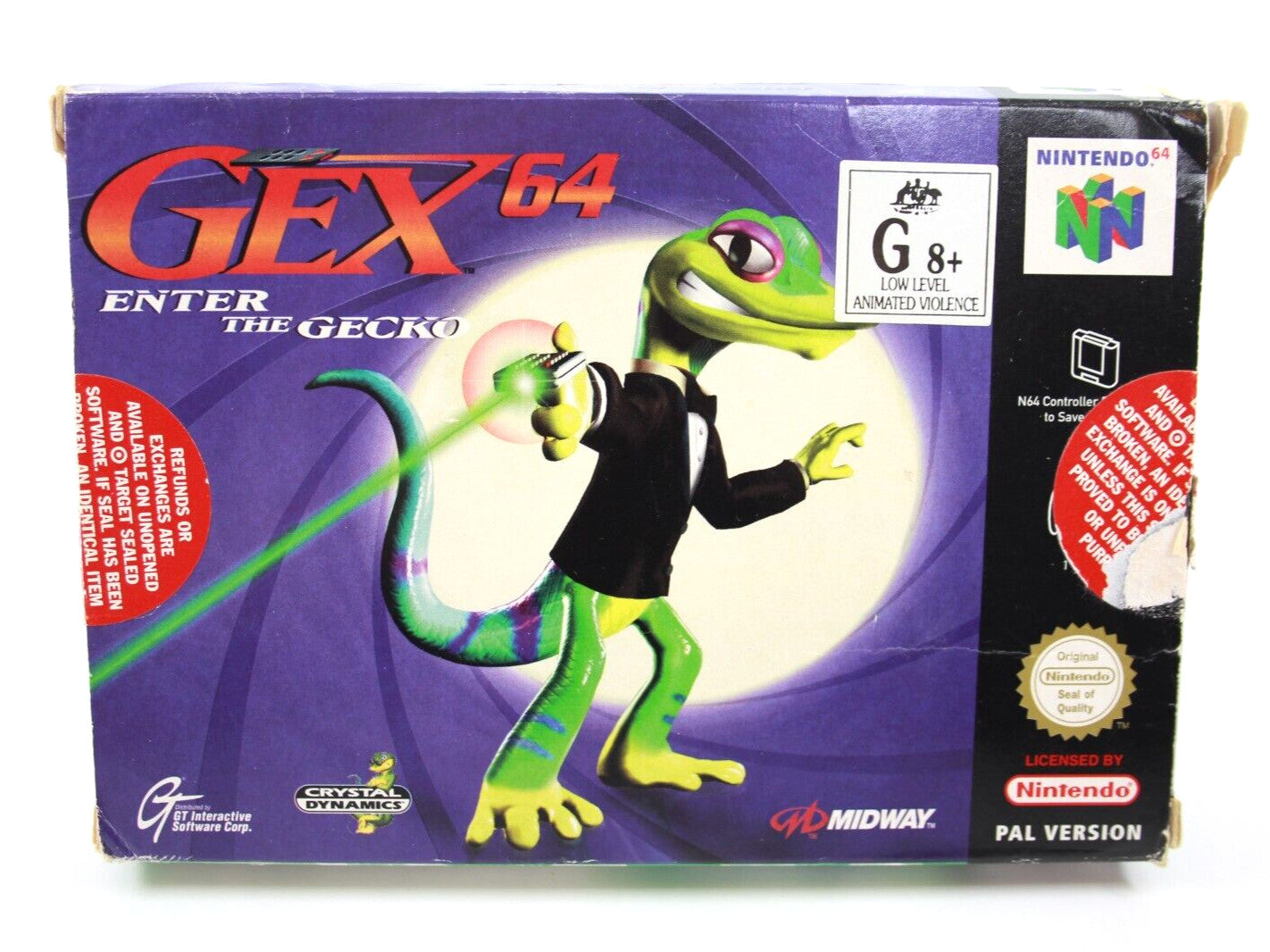 Gex: Enter the Gecko - Nintendo 64 (N64) [PAL] - WITH WARRANTY