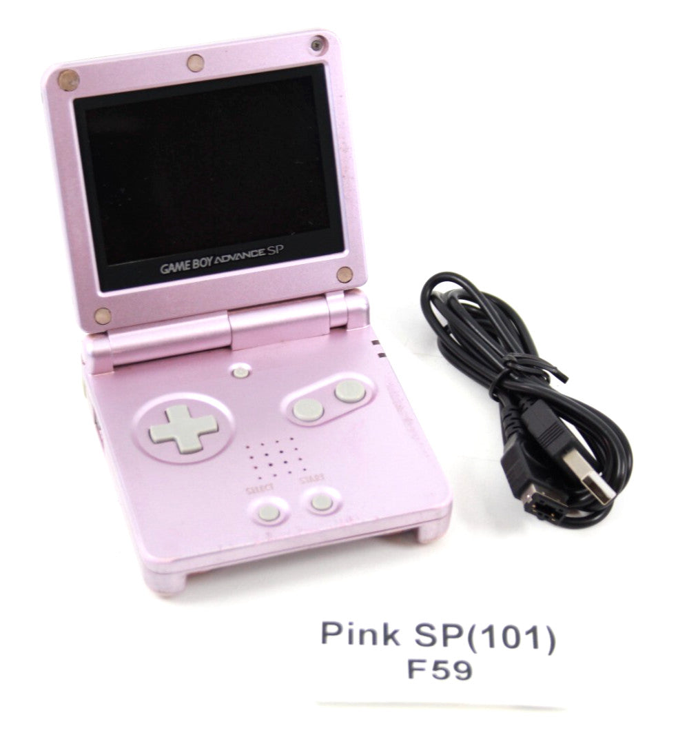 💥AGS-101💥 Official Nintendo Game Boy Advance SP Console [Pearl Pink] GBA 🎮