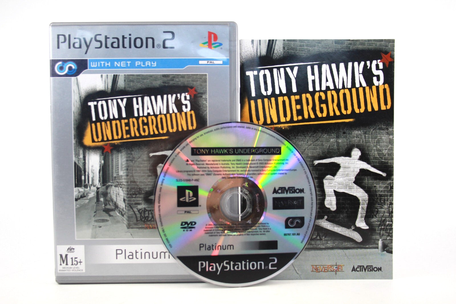 Tony Hawk's Underground - PlayStation 2 (PS2) [PAL] - WITH WARRANTY
