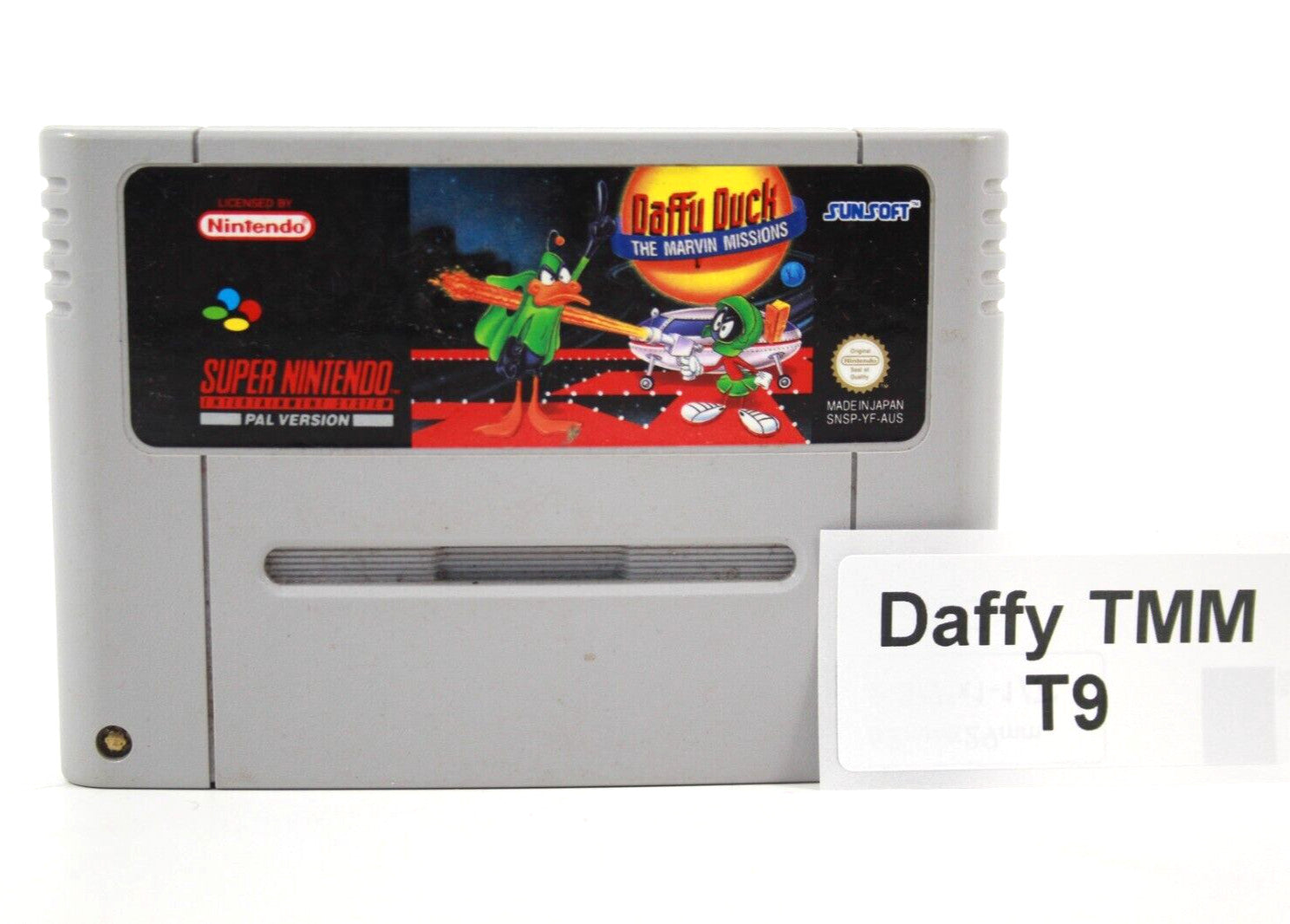 Daffy Duck The Marvin Missions [CART ONLY] Super Nintendo (SNES) [PAL] WARRANTY