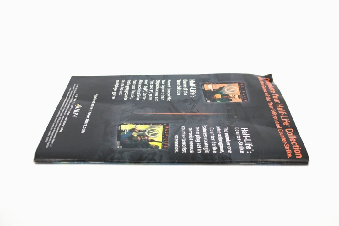 Half Life Blue Shift - PC/CD-ROM **MANUAL ONLY** [NTSC-U]