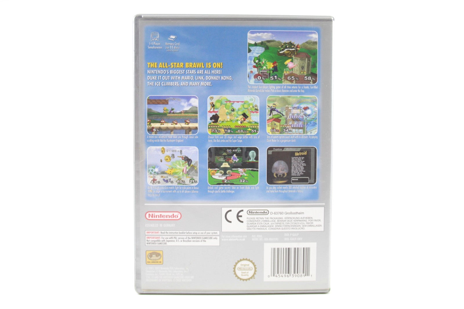 Super Smash Bros Melee [Player's Choice] Nintendo GameCube [PAL] - WITH WARRANTY