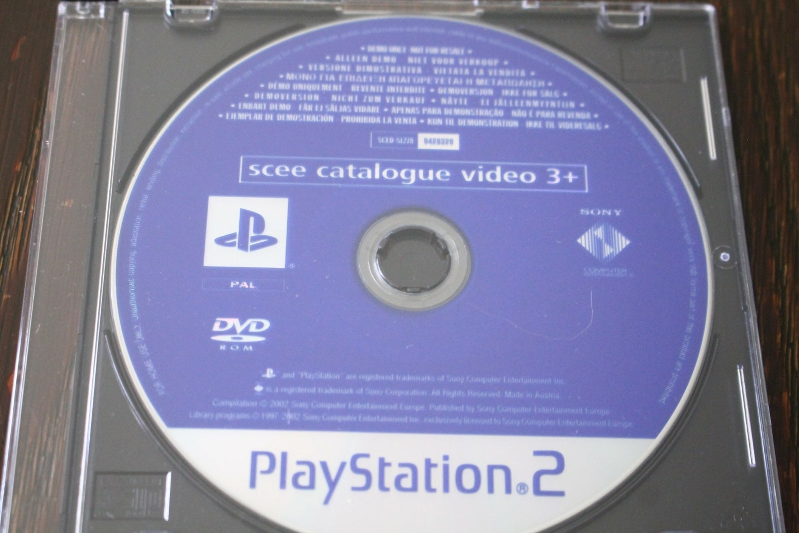 SCEE Catalogue Video 3+ (Demo Disc) (PS2) [PAL] - WITH WARRANTY