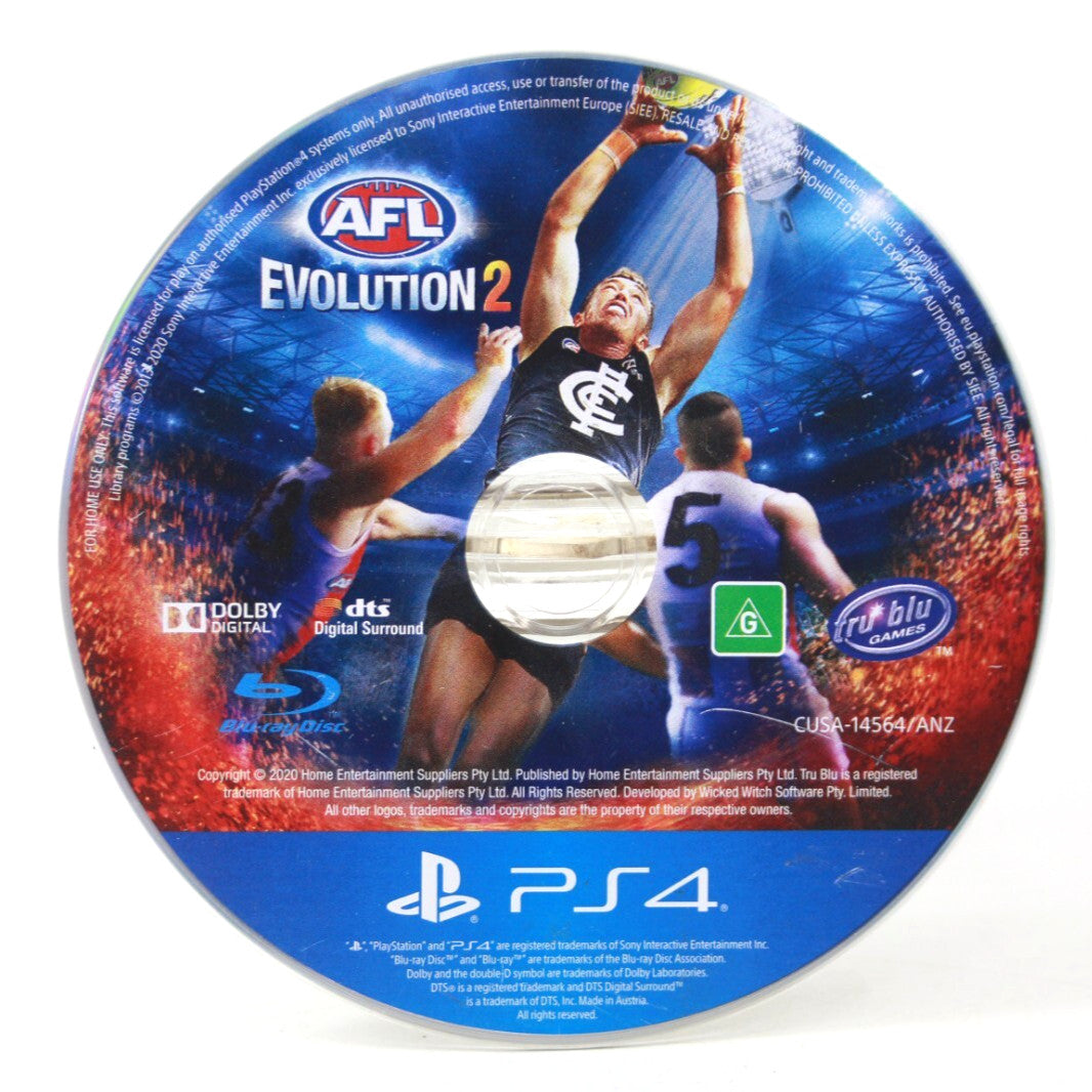 AFL Evolution 2 [DISC ONLY] - PlayStation 4 (PS4) [PAL] - WARRANTY