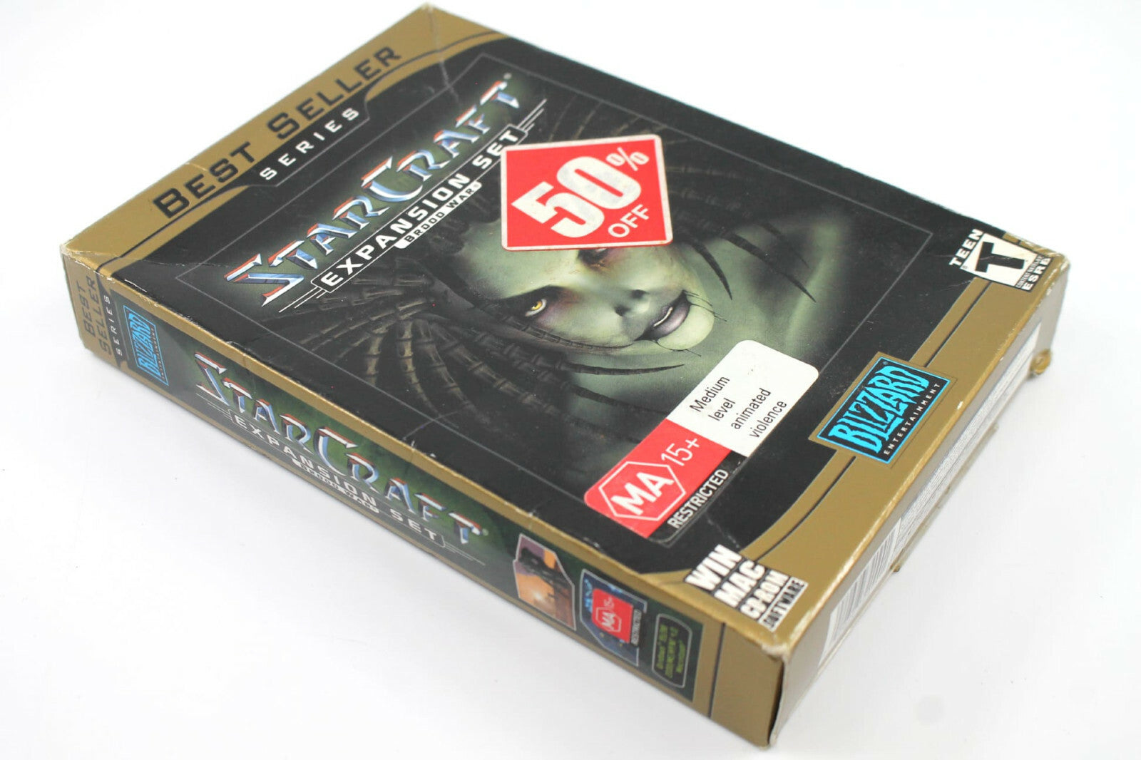 StarCraft: Brood War Expansion Set game for PC/Windows - Small Box - Boxed