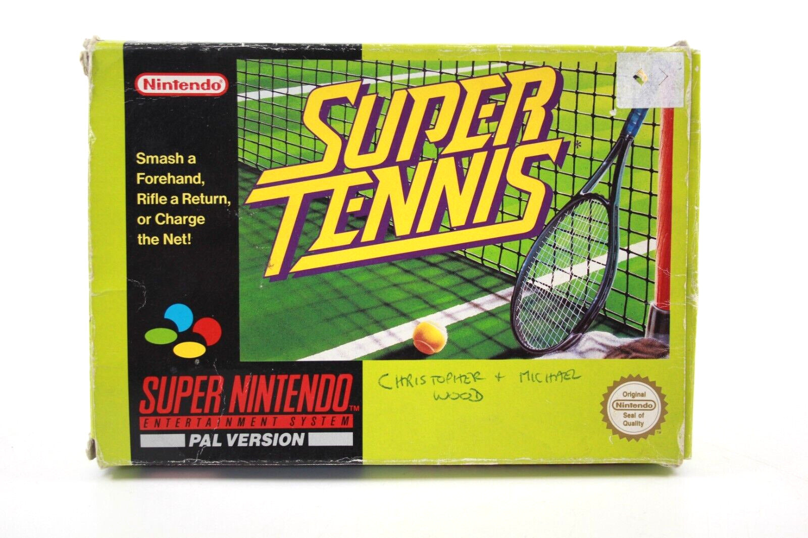 Super Tennis - Super Nintendo (SNES) [PAL] - WITH WARRANTY
