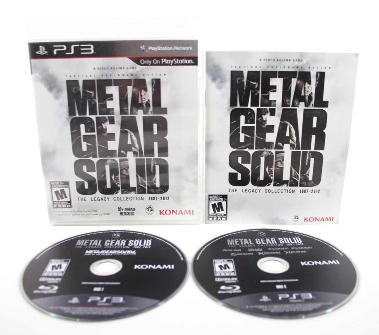Metal Gear Solid The Legacy Collection - PlayStation 3 (PS3) NTSCU WITH WARRANTY