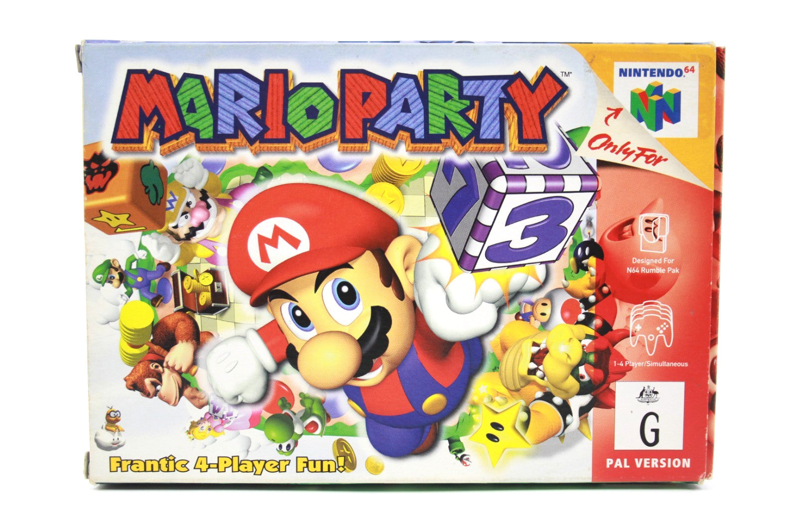 🔥 *NEAR MINT* Mario Party - Nintendo 64 (N64) [PAL] *COMPLETE IN BOX* 🎮