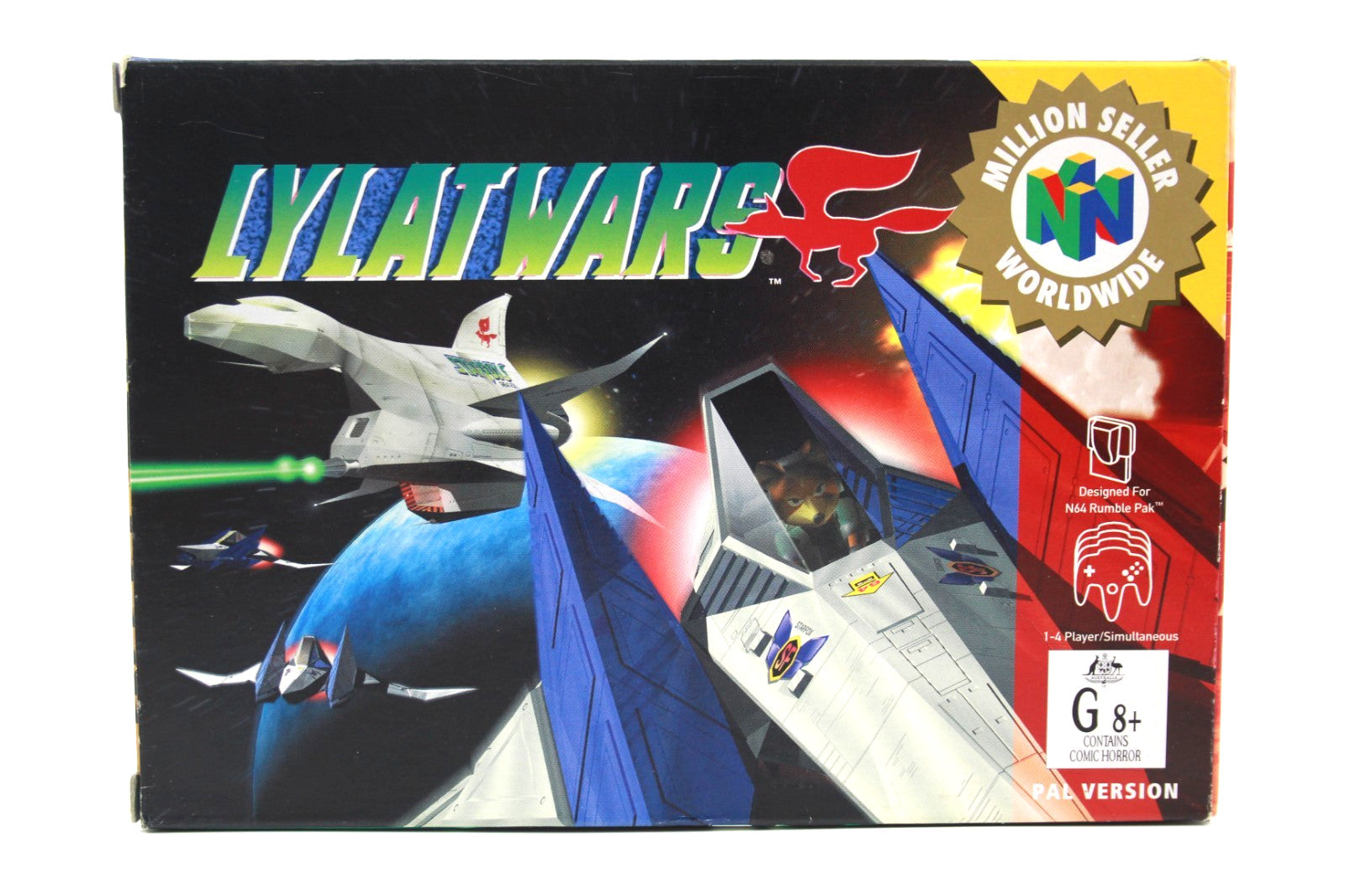 🔥 *NEAR MINT* Lylat Wars - Nintendo 64 (N64) [PAL] *COMPLETE IN BOX* 🎮