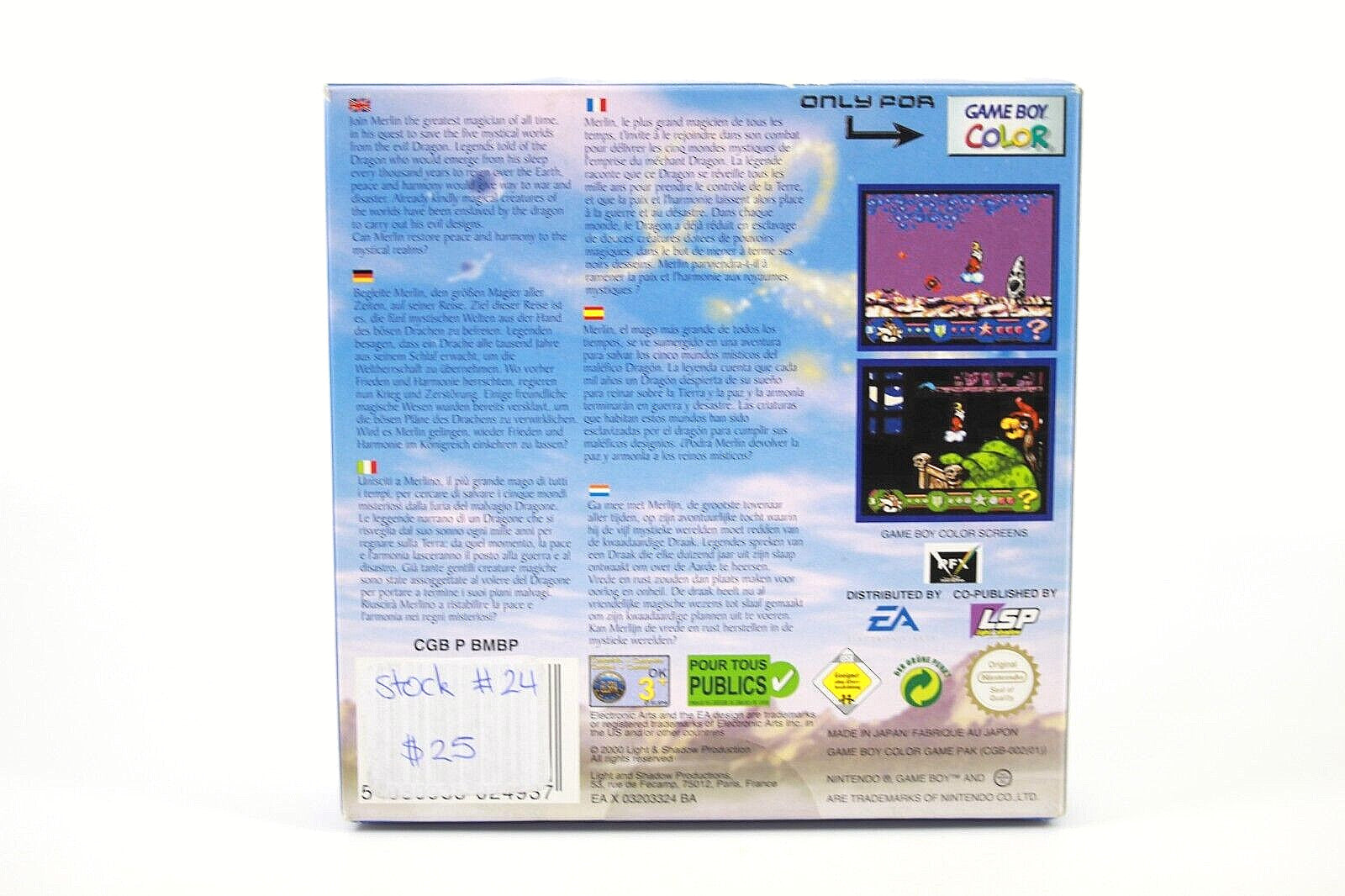 Merlin - Nintendo Game Boy Color [PAL] - WITH WARRANTY