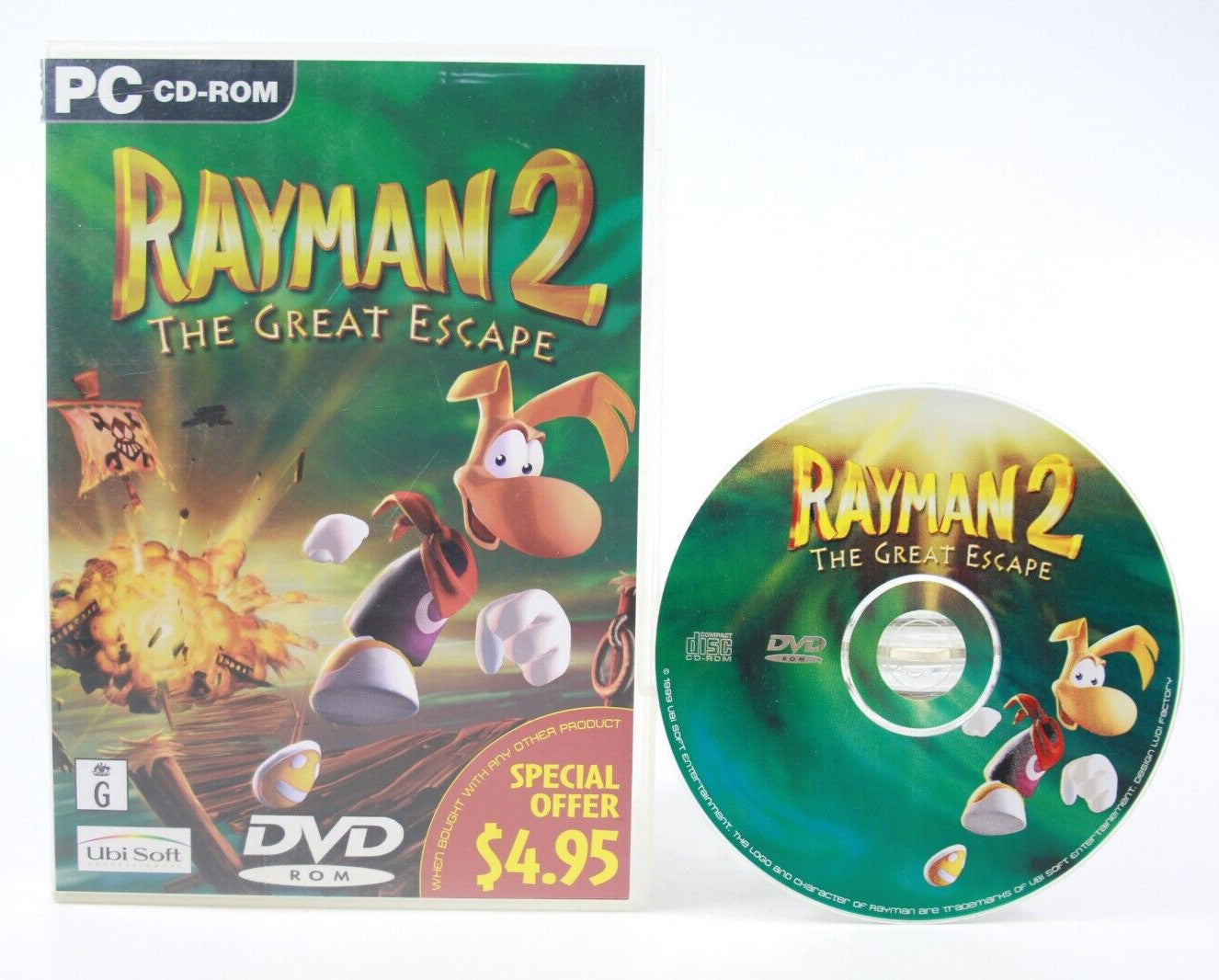 Rayman 2 - PC CD-ROM, 1999 [PAL] - WITH WARRANTY