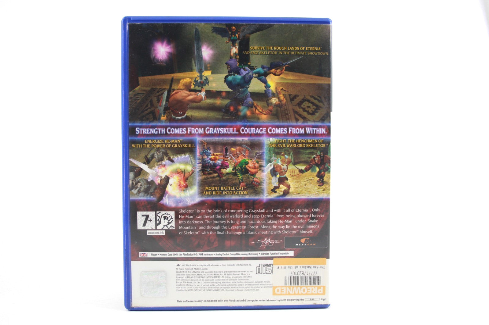 He-Man Masters of The Universe - PlayStation 2 (PS2) [PAL] - WITH WARRANTY