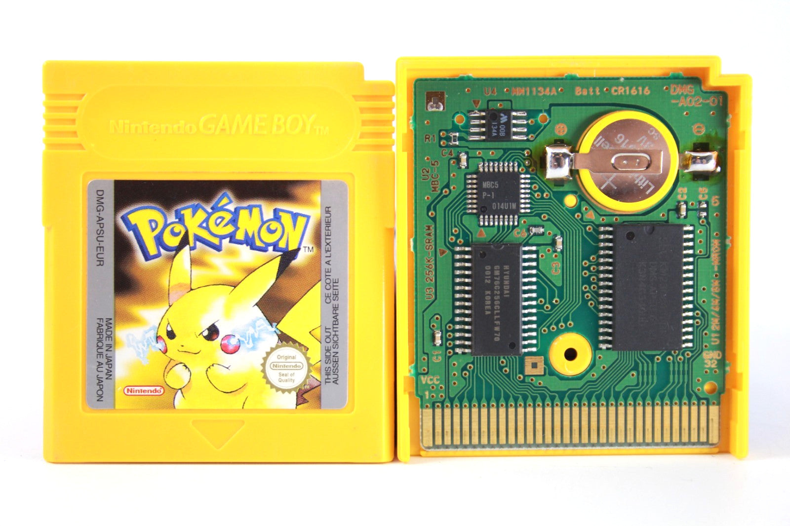 ⚡ 100% Genuine Official Pokémon Yellow Nintendo Game Boy [NEW SAVE BATTERY] ⚡