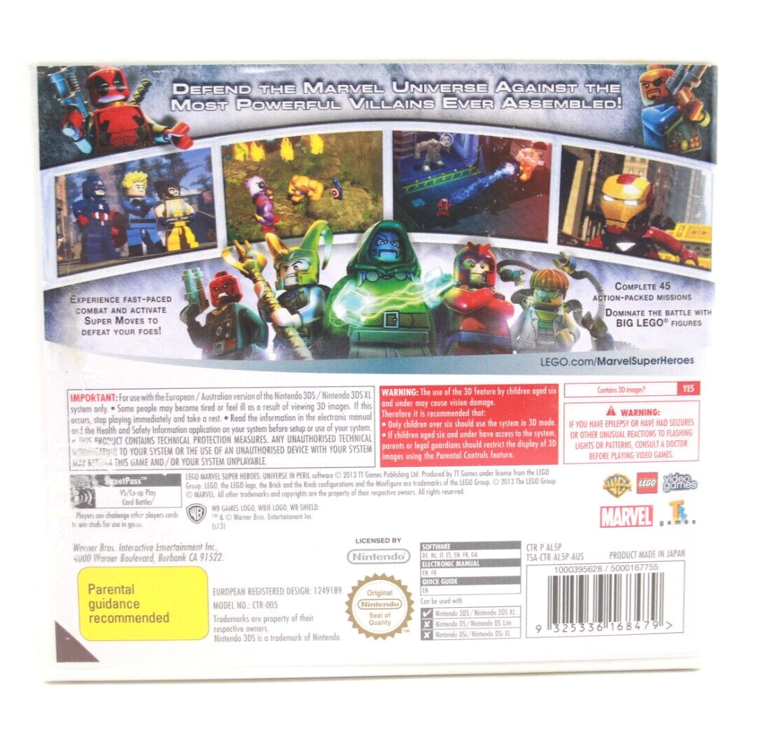 LEGO Marvel Super Heroes: Universe In Peril - Nintendo 3DS [PAL] - WITH WARRANTY