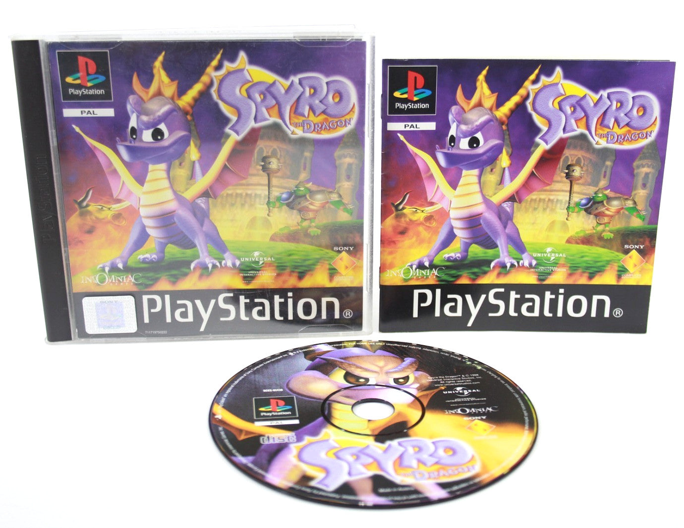 Spyro the Dragon [BLACK LABEL] - PlayStation (PS1) [PAL] - WITH WARRANTY