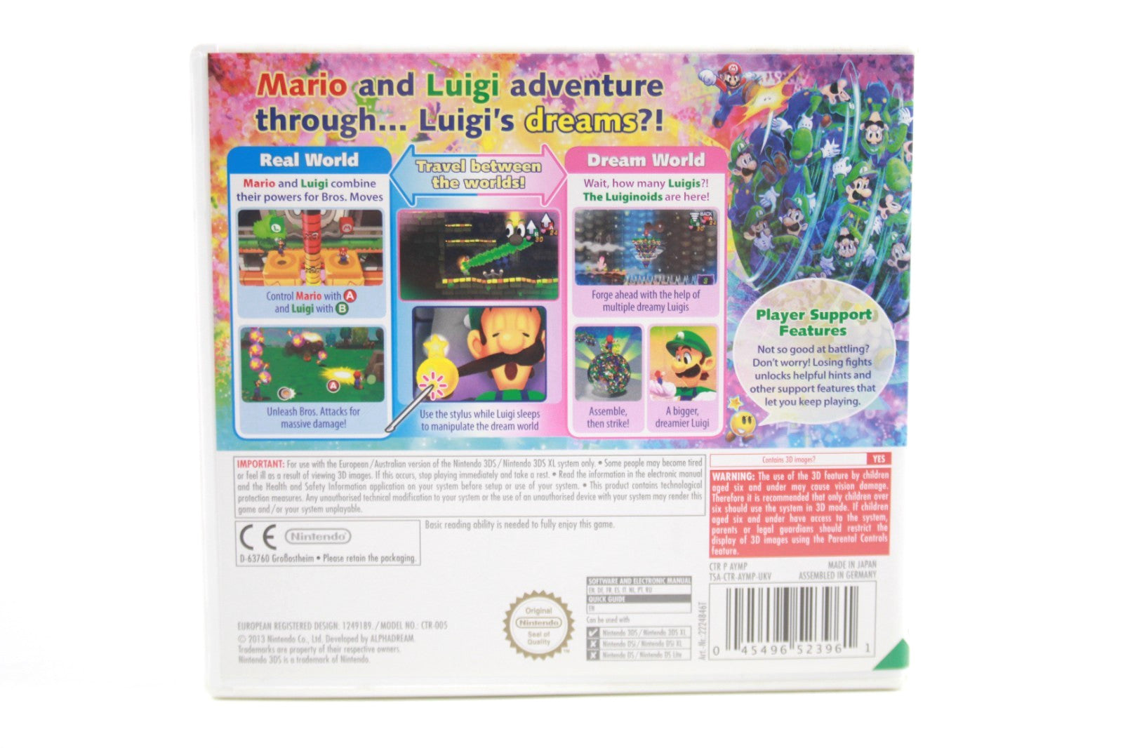 Mario Luigi Dream Team Bros - Nintendo 3DS [PAL] - WITH WARRANTY