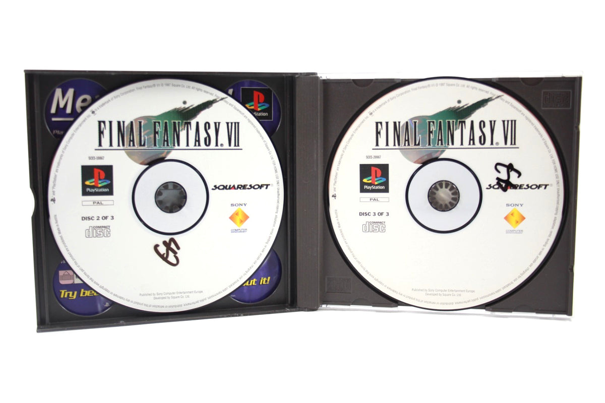 **MINT DISC** Final Fantasy VII (PS1) [PAL] - WITH WARRANTY [Black Label]