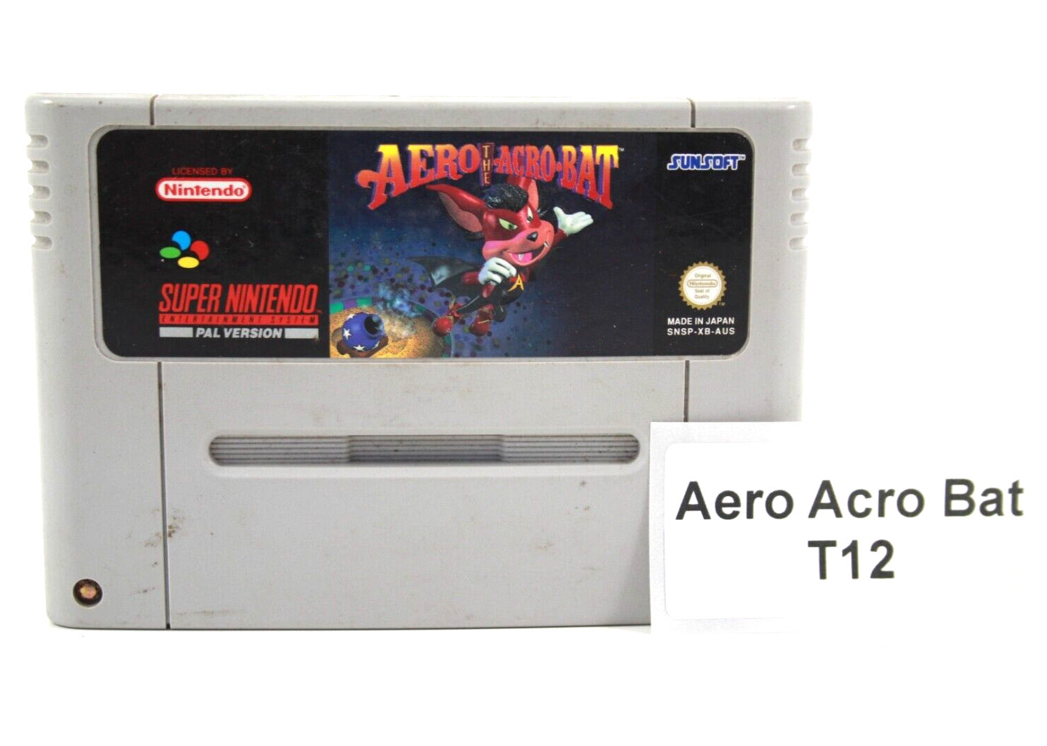 Aero The Acro-Bat [CART ONLY] - Super Nintendo (SNES) [PAL] - WITH WARRANTY