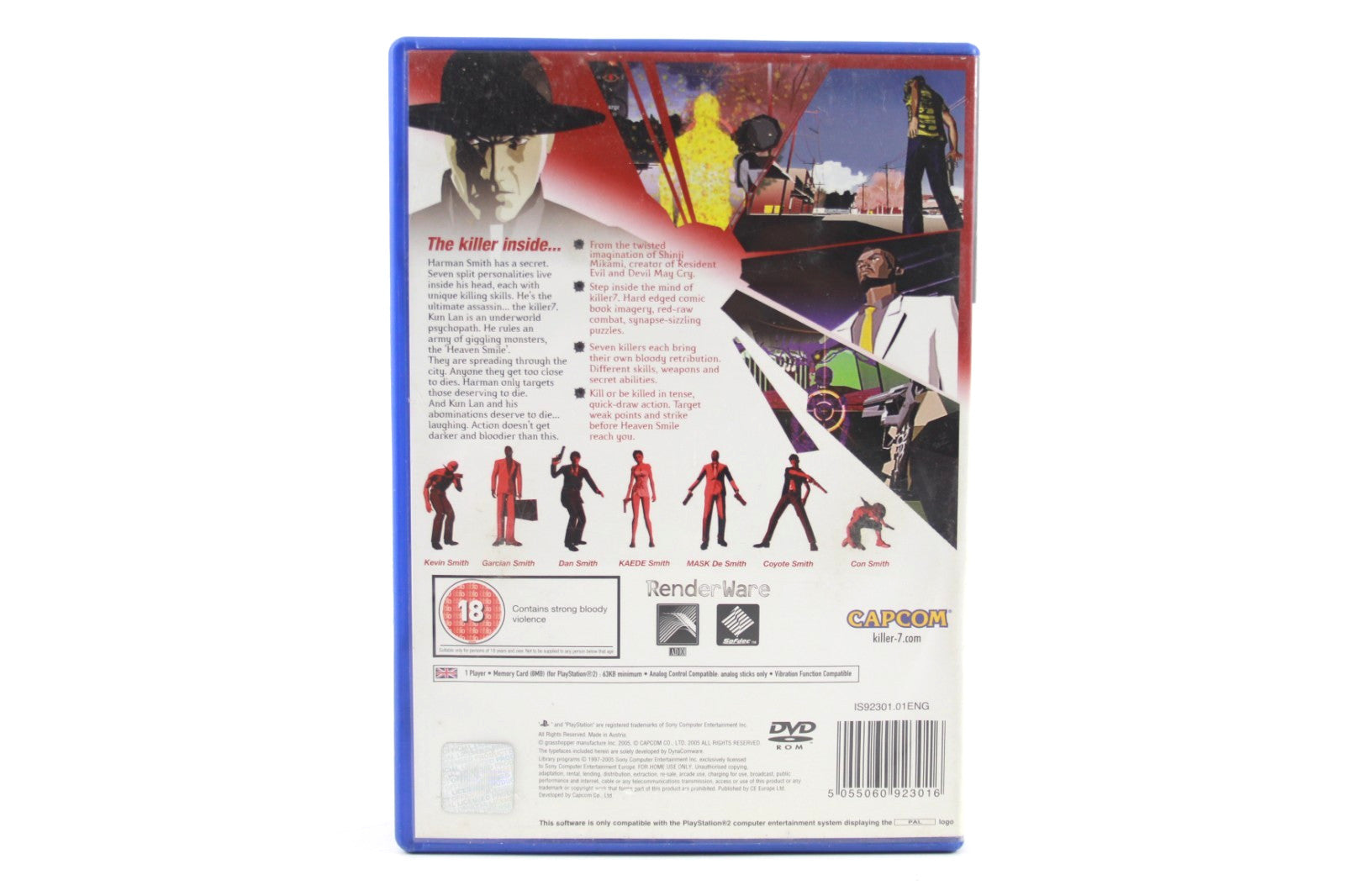 Killer 7 - PlayStation 2 (PS2) [PAL] - WITH WARRANTY Killer7