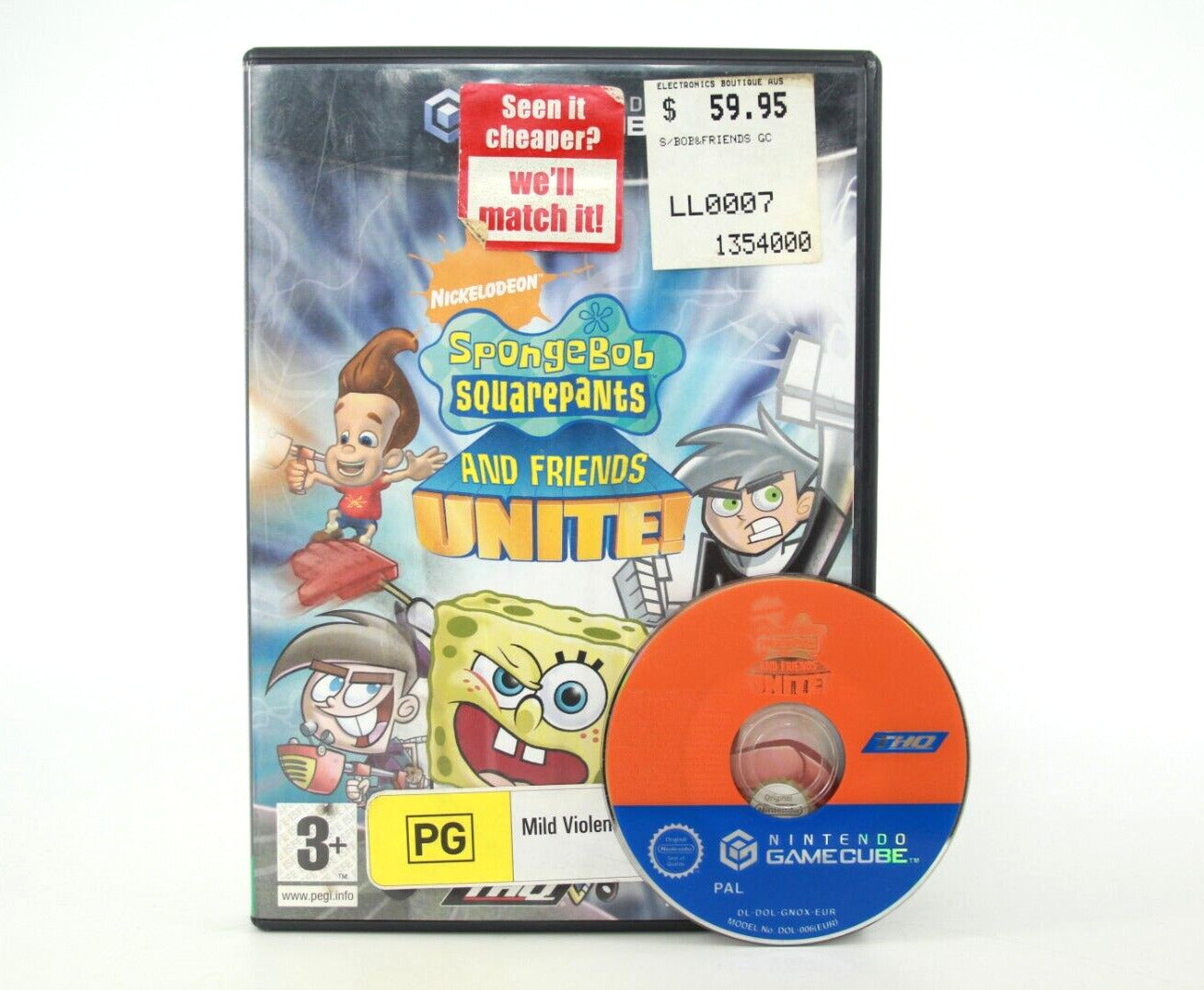 SpongeBob SquarePants And Friends Unite! - Nintendo GameCube [PAL] WITH WARRANTY