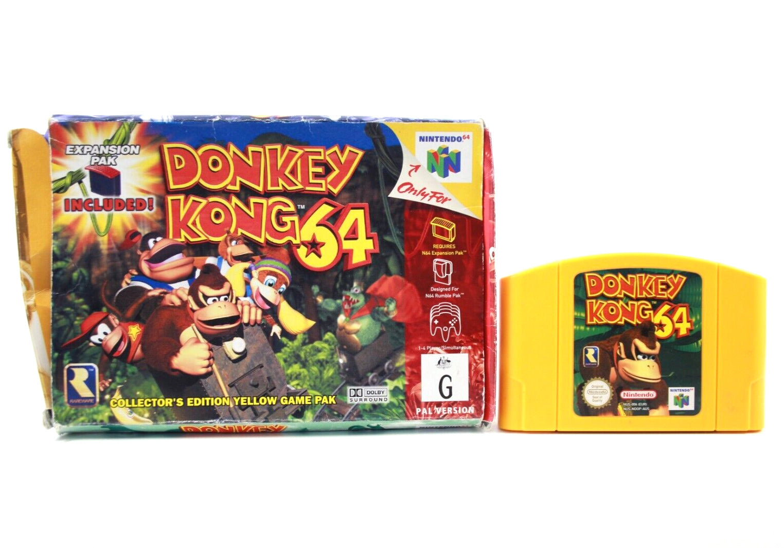 Donkey Kong 64 - Nintendo 64 (N64) [PAL] - WITH WARRANTY