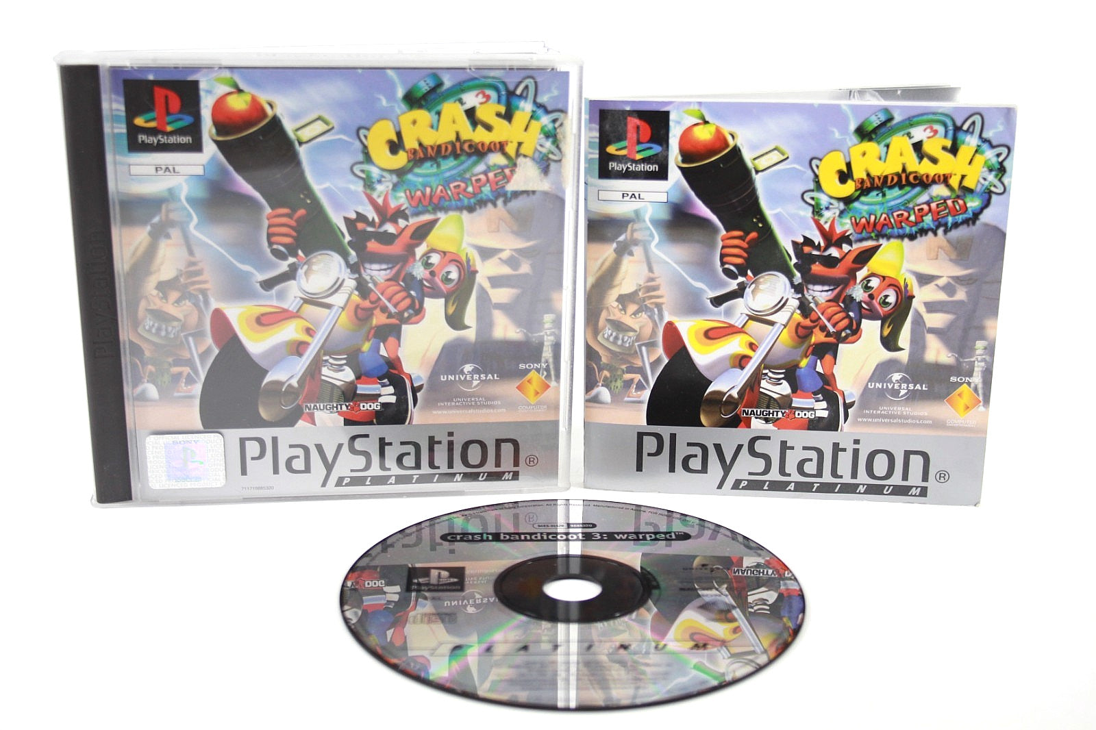 Crash Bandicoot 3: Warped [Platinum] - PlayStation (PS1) [PAL] - WITH WARRANTY